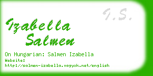 izabella salmen business card